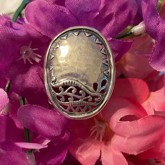 Silpada Sterling Silver ‘REFLECTION’ Statement Ring R2939 - Picture 4 of 15